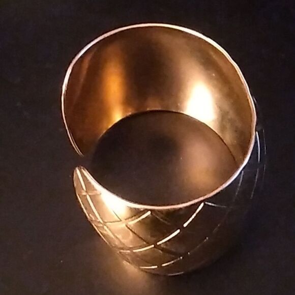 Golden Cuff Bracelet  - Picture 2 of 3